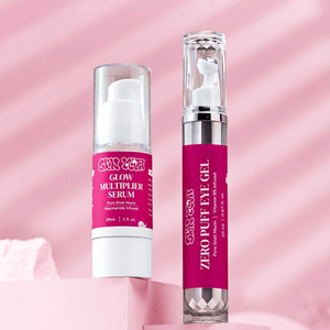 Skinmath Everyday Glow Set serum with three bottles, featuring brightening and hydrating skincare formulations.